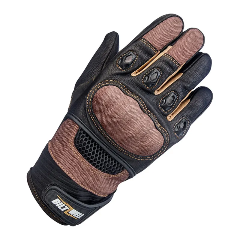 cafe 4 racer - Biltwell Bridgeport gloves chocolate/black - BILTWELL Gloves 