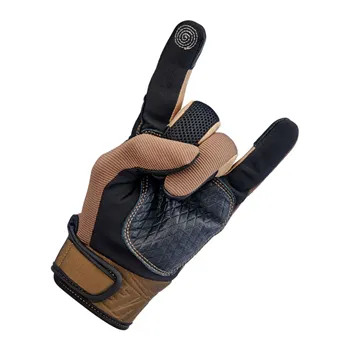 cafe 4 racer - Biltwell Baja gloves chocolate/black - BILTWELL Gloves 