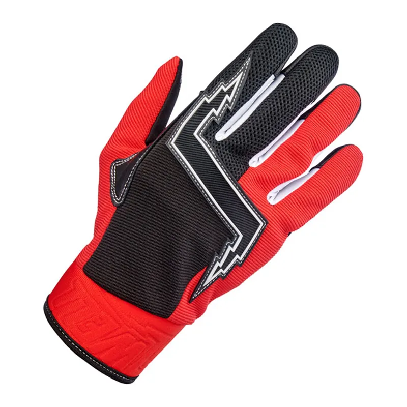 cafe 4 racer - Biltwell Baja gloves red/black - BILTWELL Gloves 