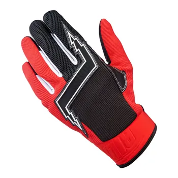 cafe 4 racer - Biltwell Baja gloves red/black - BILTWELL Gloves 