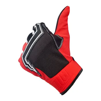 cafe 4 racer - Biltwell Baja gloves red/black - BILTWELL Gloves 