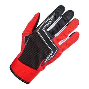 cafe 4 racer - Biltwell Baja gloves red/black - BILTWELL Gloves 