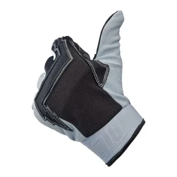 cafe 4 racer - Biltwell Baja gloves grey/black - BILTWELL Gloves 