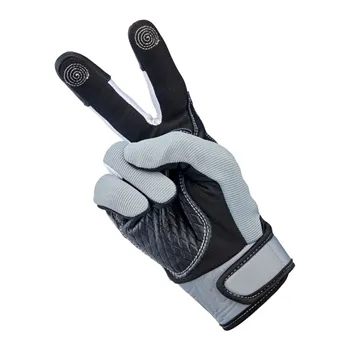 cafe 4 racer - Biltwell Baja gloves grey/black - BILTWELL Gloves 