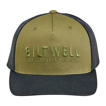 cafe 4 racer - Biltwell Woodsy snapback čiapka olivová/čierna - BILTWELL Šiltovka 
