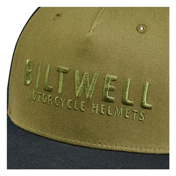 cafe 4 racer - Biltwell Woodsy snapback čiapka olivová/čierna - BILTWELL Šiltovka 