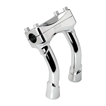 cafe 4 racer - Biltwell, Murdock pullback risers 6" chrome - BILTWELL Clamp Kit & Risers 