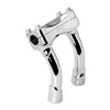 Biltwell, Murdock pullback stoupačky 6" chrom