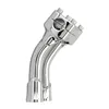 cafe 4 racer - Biltwell, Murdock pullback risers 6" chrome - BILTWELL Clamp Kit & Risers 