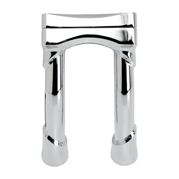 cafe 4 racer - Biltwell, Murdock pullback O/S risers 6" chrome - BILTWELL Clamp Kit & Risers 