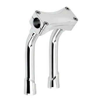 cafe 4 racer - HIGHSIDER pro stúpačka riadidiel 15 mm, čierna pre riadidlá Ø28,6 mm - Highsider Svorky & stúpačky na riaditká 4054783728367