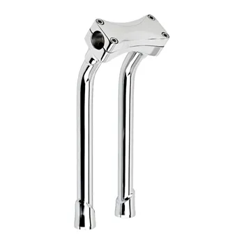 cafe 4 racer - Biltwell, Murdock pullback O/S risers 12" chrome - BILTWELL Clamp Kit & Risers 