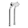 cafe 4 racer - Biltwell, Murdock pullback O/S risers 12" chrome - BILTWELL Clamp Kit & Risers 