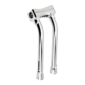 cafe 4 racer - Biltwell, Murdock pullback O/S risers 12" chrome - BILTWELL Clamp Kit & Risers 