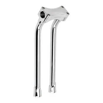 cafe 4 racer - Biltwell Slimline 1-3/4" risers 1" handlebars - BILTWELL Clamp Kit & Risers 