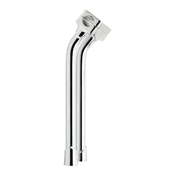 cafe 4 racer - Biltwell, Murdock pullback O/S risers 14" chrome - BILTWELL Clamp Kit & Risers 