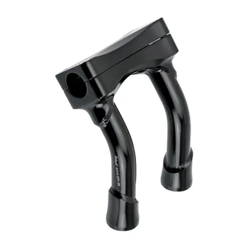 cafe 4 racer - Biltwell, Murdock pullback O/S risers 6" black - BILTWELL Clamp Kit & Risers 