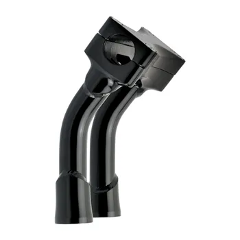 cafe 4 racer - Biltwell, Murdock pullback O/S risers 6" black - BILTWELL Clamp Kit & Risers 