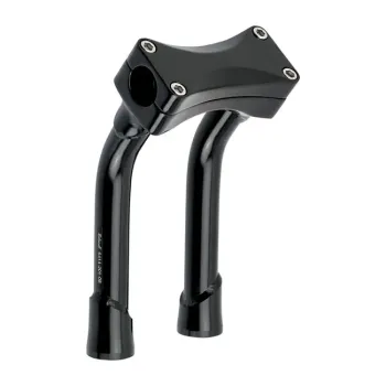 cafe 4 racer - Biltwell, Murdock pullback O/S risers 8" chrome - BILTWELL Clamp Kit & Risers 