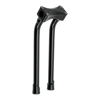 cafe 4 racer - Biltwell, Murdock pullback O/S risers 8" chrome - BILTWELL Clamp Kit & Risers 