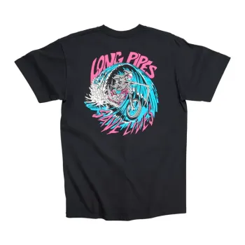 cafe 4 racer - King Kerosin Kustom Kulture t-shirt oilwashed black - KING KEROSIN Tričká 