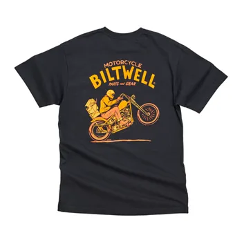 Tričko s vreckom Biltwell Wheelie