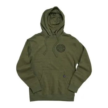 cafe 4 racer - Carhartt Signature logo mikina s kapucňou carbon heather - Carhartt Mikiny s kapucňou 