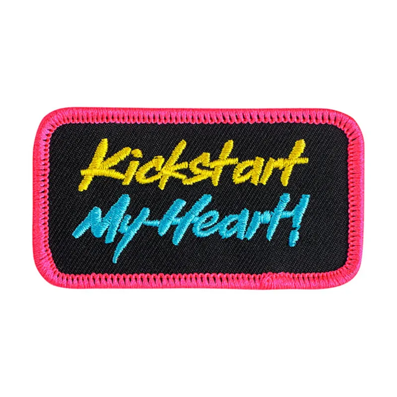 cafe 4 racer - Biltwell KSMH patch - yellow/black/blue/pink - BILTWELL Patch 