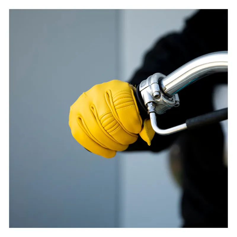 cafe 4 racer - Biltwell Work gloves 2.0 gold - BILTWELL Gloves 