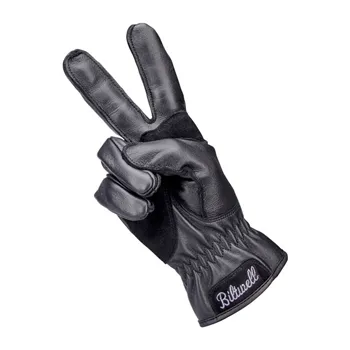 cafe 4 racer - Biltwell Work gloves 2.0 black - BILTWELL Gloves 