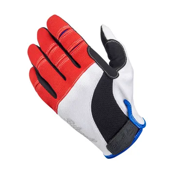 Rukavice Biltwell Moto červená/bílá/modrá