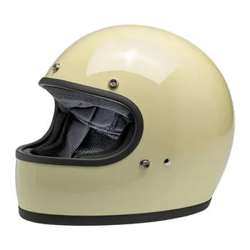 cafe 4 racer - Biltwell Gringo helmet gloss vintage white - BILTWELL Biltwell Gringo DOT 