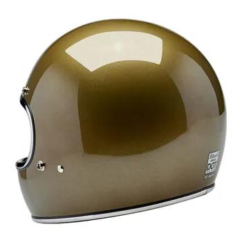 cafe 4 racer - Biltwell Gringo helmet ugly gold metallic - BILTWELL Biltwell Gringo DOT 