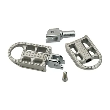 cafe 4 racer - Kuryaky, Dually Trident ISO stupačky. Chrom. Bez adaptéru - KURYAKYN Stupačky 
