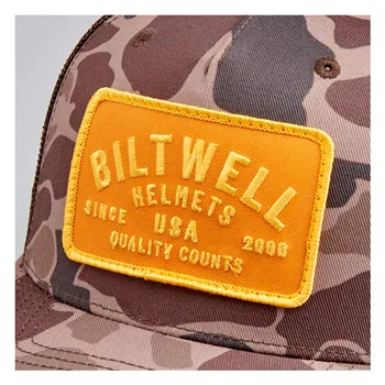cafe 4 racer - Biltwell Bark snap back cap brown camo - BILTWELL Caps 