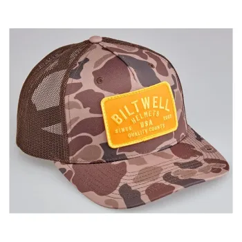 cafe 4 racer - Kšiltovka Biltwell Bark snap back hnědá camo - BILTWELL Kšiltovky 