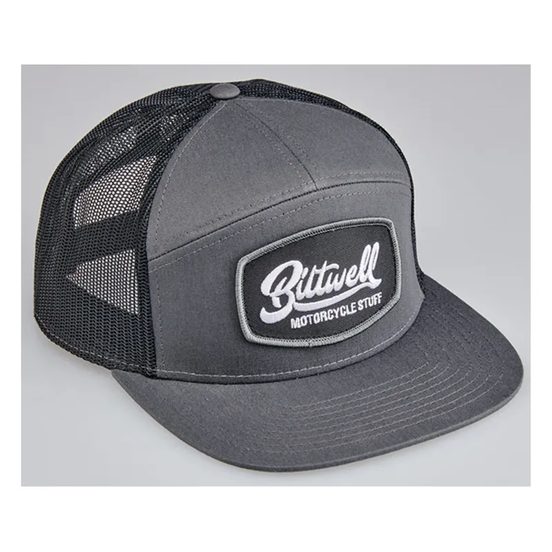 cafe 4 racer - Biltwell Ridgecrest cap grey/black - BILTWELL Caps 