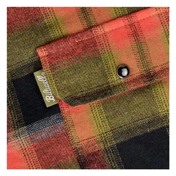 cafe 4 racer - Biltwell Hi Test Flannel shirt rust - BILTWELL Shirts 