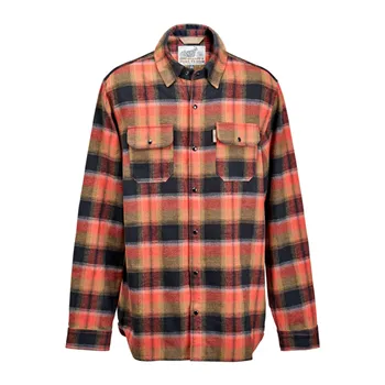 cafe 4 racer - Biltwell Hi Test Flannel shirt rust - BILTWELL Shirts 
