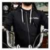 cafe 4 racer - Biltwell  Bolts zip  mikina čierna - BILTWELL Mikiny s kapucňou 