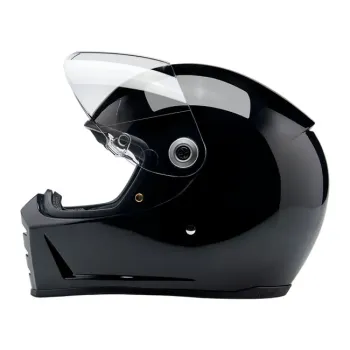 cafe 4 racer - Biltwell Lane Splitter helmet gloss black - BILTWELL Biltwell Lane Splitter 