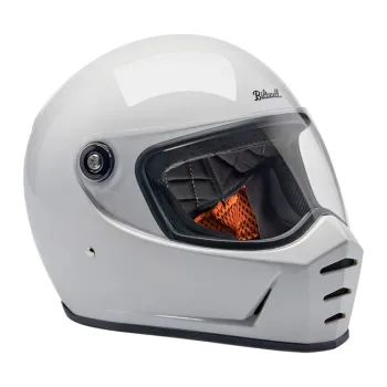 cafe 4 racer - Biltwell Lane Splitter Helmet Full Face Flat Titanium - BILTWELL Biltwell Lane Splitter  