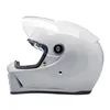 cafe 4 racer - Biltwell Lane Splitter helmet gloss white - BILTWELL Biltwell Lane Splitter 
