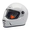 cafe 4 racer - Biltwell Lane Splitter helmet gloss white - BILTWELL Biltwell Lane Splitter 