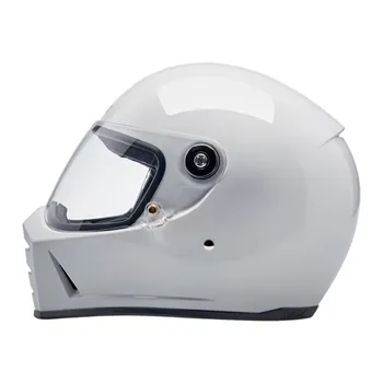 cafe 4 racer - Biltwell Lane Splitter helmet gloss white - BILTWELL Biltwell Lane Splitter 