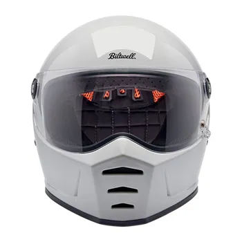cafe 4 racer - Biltwell Lane Splitter helmet gloss white - BILTWELL Biltwell Lane Splitter 
