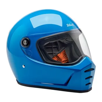 cafe 4 racer - Biltwell Lane Splitter Helmet Full Face Flat Titanium - BILTWELL Biltwell Lane Splitter  