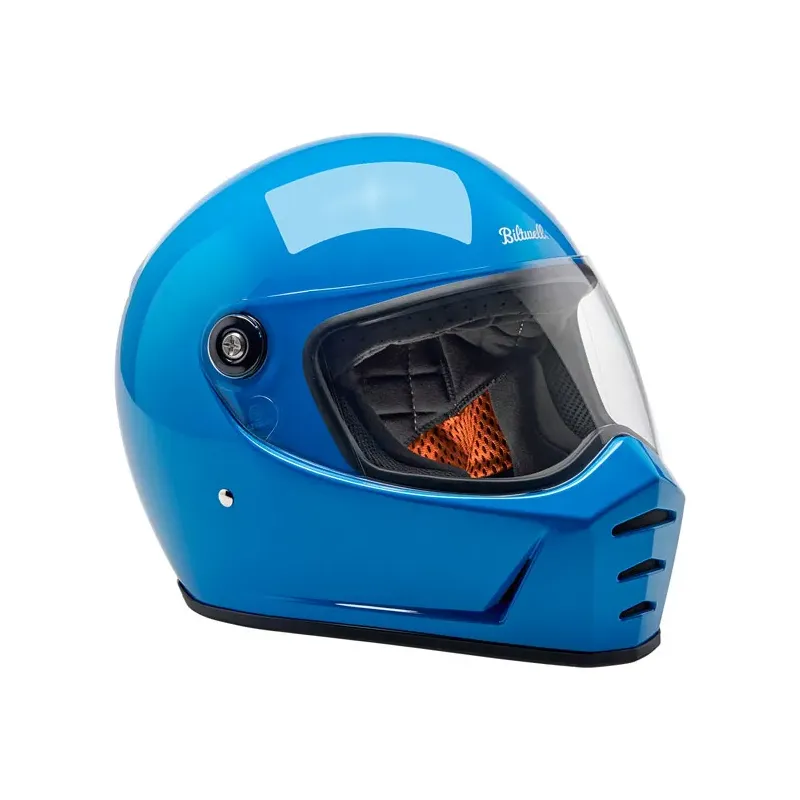 cafe 4 racer - Biltwell Lane Splitter helmet tahoe blue - BILTWELL Biltwell Lane Splitter 