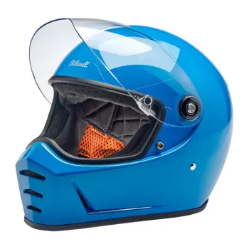cafe 4 racer - Biltwell Lane Splitter helmet tahoe blue - BILTWELL Biltwell Lane Splitter 