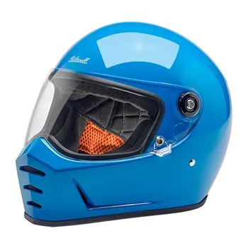 cafe 4 racer - Biltwell Lane Splitter helmet tahoe blue - BILTWELL Biltwell Lane Splitter 